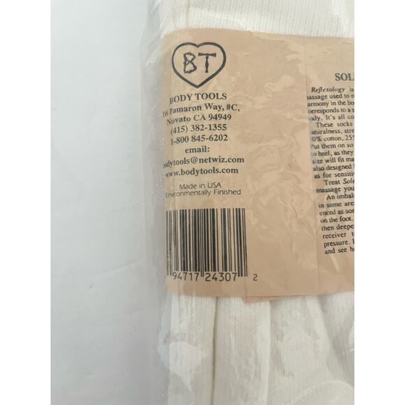 Sole Sox Unisex Tube Socks Anatomically accurate with Reflexology points - Picture 8 of 12